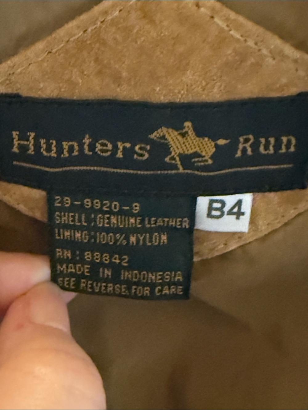 Hunters Run Men’s Genuine Leather Fringe Jacket - Picture 6 of 6